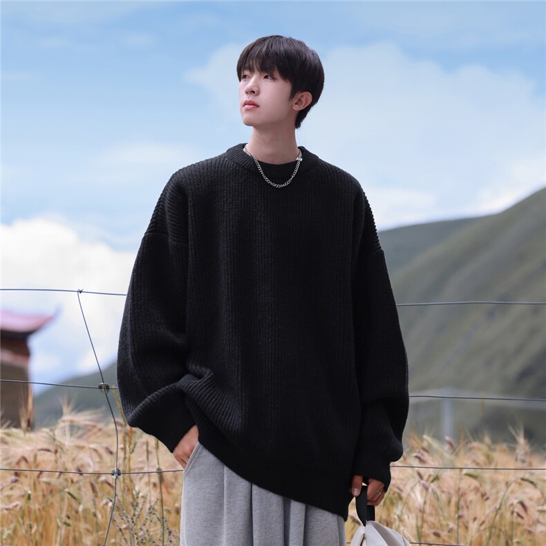 现货2025秋冬圆领纯色百搭毛衣针织衫315特P45，男装针织衫/毛衣，星座1504（原917）