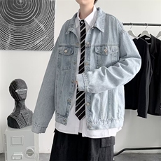 牛仔外套男宽松夹克春秋款ins港风百搭褂子韩版休闲上衣JK916-P62，男装夹克，星座1008