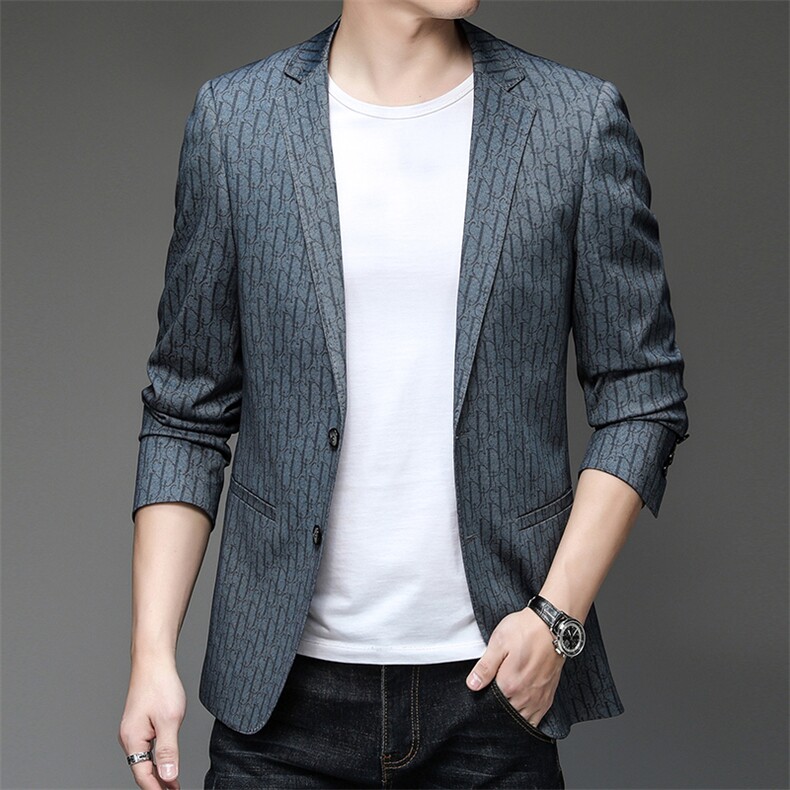 X2212钱塘2020-2春秋款新款合身中青年男士时尚休闲简约西服P150,男装西服,钱塘207-2