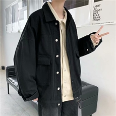 工装夹克男潮牌ins宽松港风痞帅外套韩版休闲百搭上衣服HJ311-P60，男装夹克，星座1008