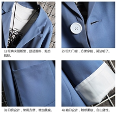 A132-P90痞帅高级感西装男大码胖子西服男西装外套网格，男装西服，电商A040A