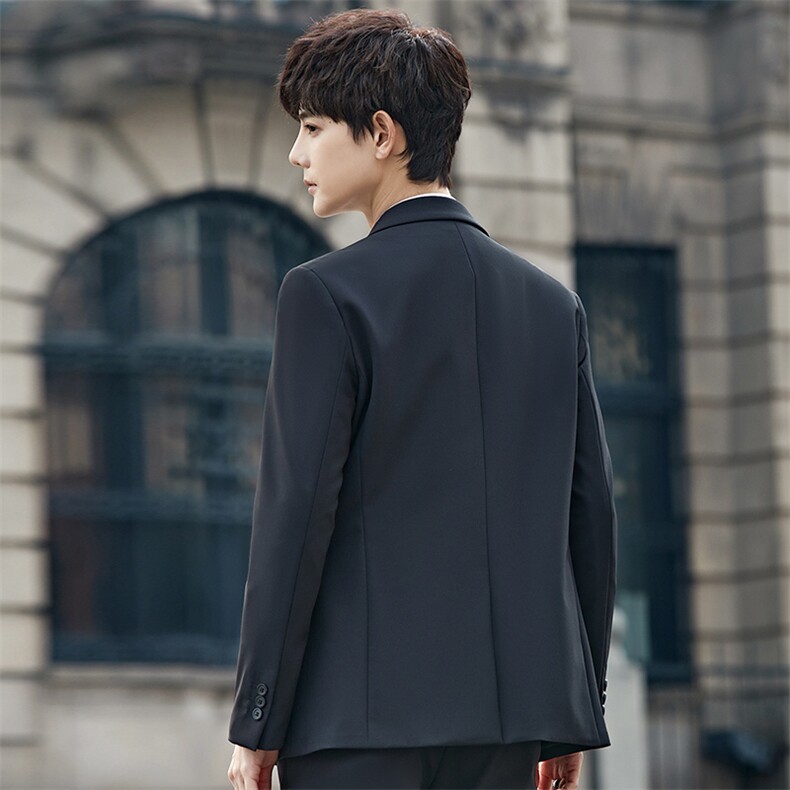 2025春秋男商务正装礼服西服时尚休闲西装两件套A355-5582-P235,男装西服,电商A355（原A415）