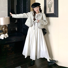 新中式盘扣小香风外套女2024春秋新款小个子高级感超好看短款上衣，女装短外套，浙宝295A