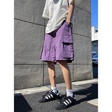 夏季美式高街冰丝hiphop运动五分工装裤短裤货号DK2428P38，男装牛仔裤，电商A063
