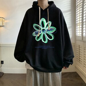 纯棉连帽卫衣男大码运动帽衫宽松薄WY2170-P35 加绒款-P40图片