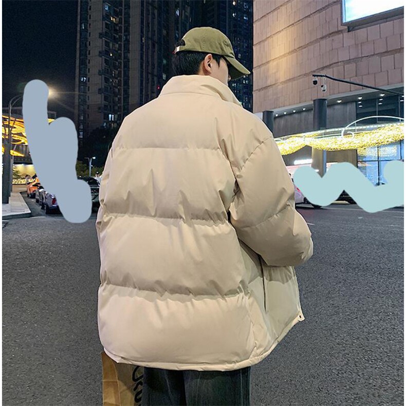 现货高品质美式高街冬季重磅三防加厚羽绒棉衣厚外套面包棉服,男装棉衣,电商A486-1