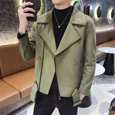 春款店主风高品质翻领夹克麂皮绒男微阔韩版外套BX003-P135控178，男装夹克，星座308A