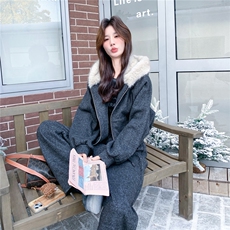 好数据大货毛绒内胆加厚过冬套装196-8196-P245控368，女装套装/套裙，2C196