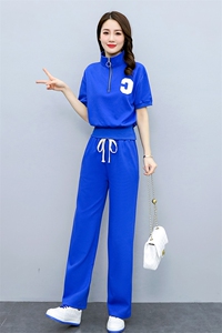 2025春秋季新款爱心刺绣休闲卫衣套装女时尚网红炸街运动服两件套图片