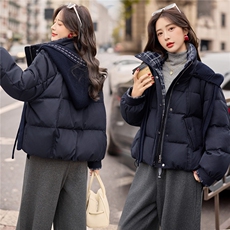 2026年冬季90白鸭绒羽绒服保暖常规有帽可拆厚款韩版网红通勤简约，女装羽绒服，众宇琦