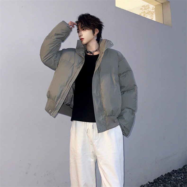 （自家图）冬棉服立领加厚保暖短款面包服男女外套1523-P118,男装棉衣,星座910-5