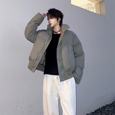 （自家图）冬棉服立领加厚保暖短款面包服男女外套1523-P118，男装棉衣，星座910-5