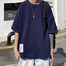 Q11045-P30春夏季七分袖t恤男大码五分袖男短袖中袖，男装T恤，电商A040