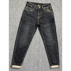 1506-1/Kk8071/P53牛仔裤男春秋季新款潮牌刺绣韩版潮流修身百搭，男装牛仔裤，星座1506-1