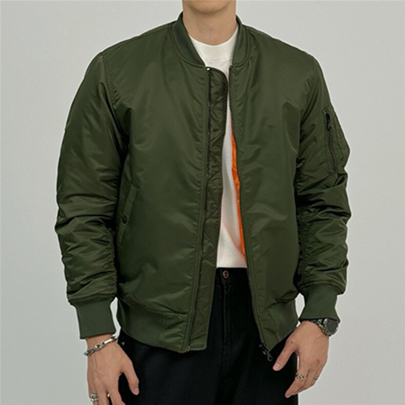 MA1飞行员棒球服加棉户外保暖情侣款夹克棉服上衣防水外套JK18，男装夹克，星座210