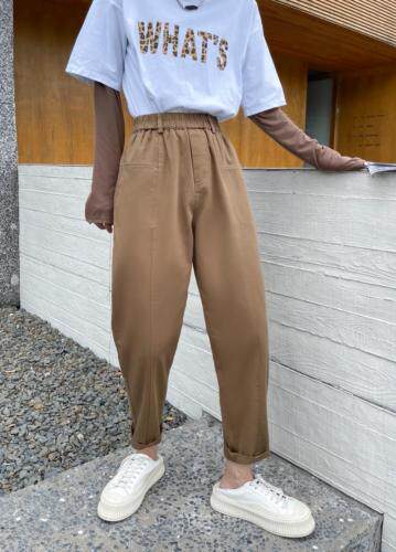 弹力休闲裤，女装休闲裤，研秀