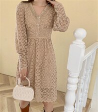 现货，中长款连衣裙，女装连衣裙，墨初