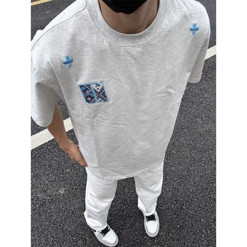 原版刺绣纯棉短袖ZX0308-P30,男装T恤,星座313A(原308A-2)