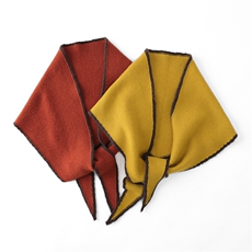 2025时尚百搭通勤简约休闲拼色正反针三角巾，围巾，朝思纯山羊绒