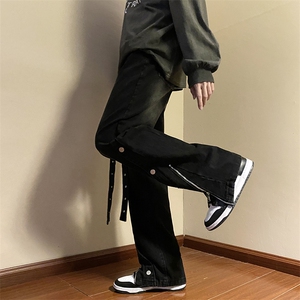 潮流青春流行男简约夏季百搭ins牛仔裤潮长裤日系N04004-P55图片