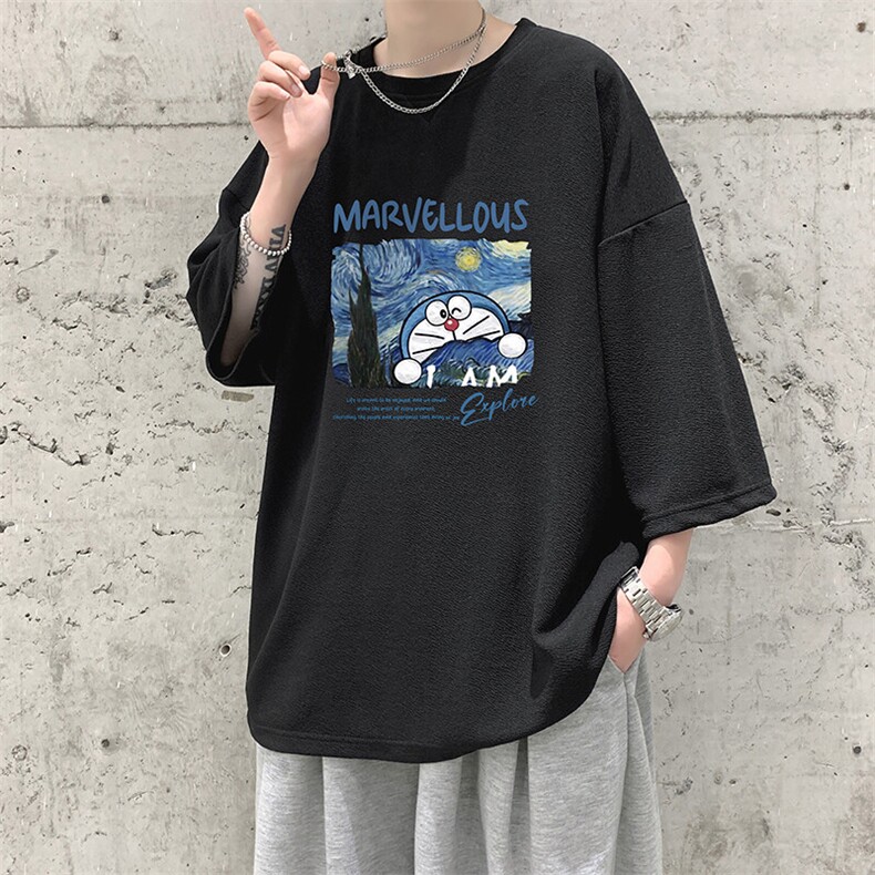 冰丝七分袖t恤男大码五分袖男短袖男中袖Q11391-P30,男装T恤,电商A040