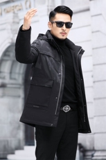 2023冬装新款商务休闲百搭时尚连帽羽绒服中年男KCN21066-81-P315，男装羽绒服，电商B212（原钱塘6029）