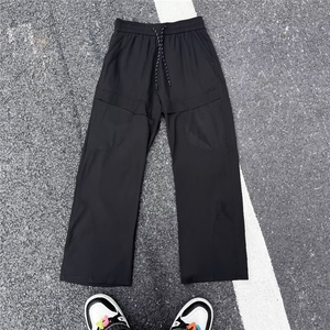 户外冲锋裤男女美式小众机能裤修身直筒网面设计长裤潮~K28466图片