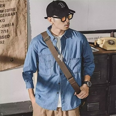1506/Q11110/P47秋季新款衬衫男宽松上衣男生潮流百搭休闲外套，男装衬衫，星座1506