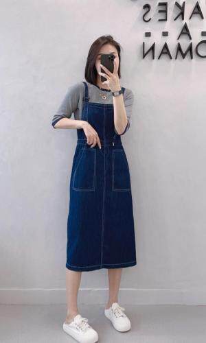 牛仔背带裙，其它，秀红佳丽