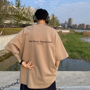 230g重磅纯棉! 夏季短袖t恤男半袖男   XT475-特P19图片