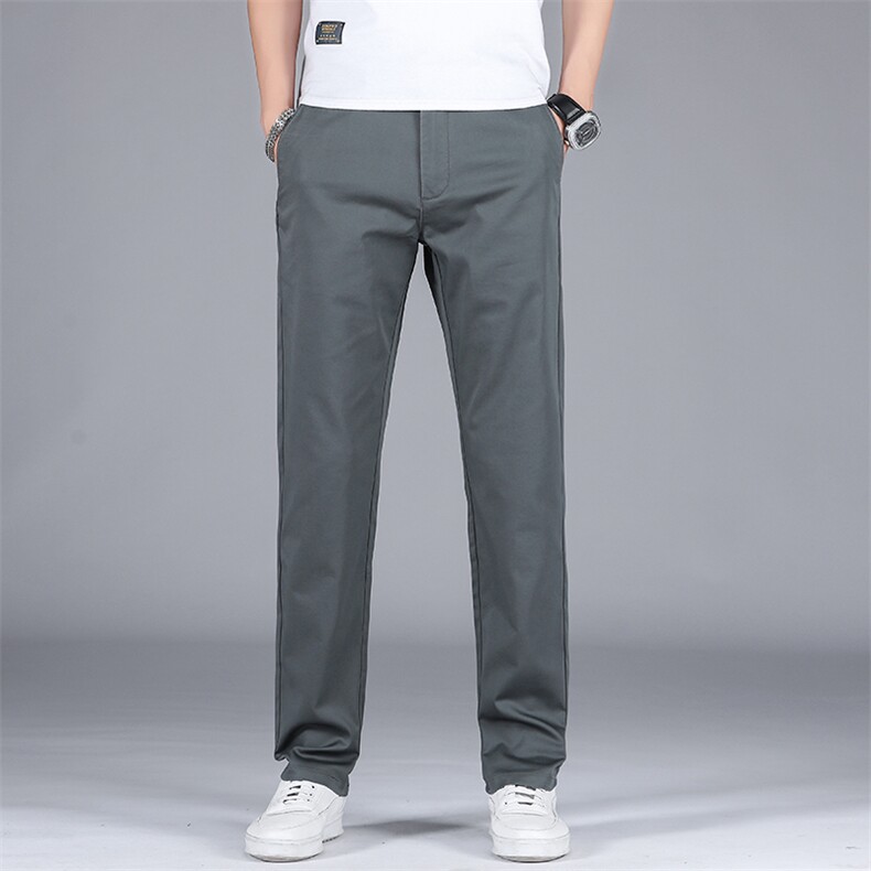 DS7115钱塘2020-3主推春季中年男士商务长裤弹力棉休闲西裤P58,男装休闲裤,钱塘207-3