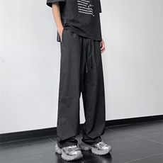 抖音品质美式设计感阔腿高级感休闲裤长裤XZ221-1/K1601/P55，男装休闲裤，星座221-1
