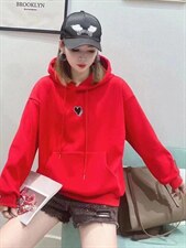 2021冬装新款韩版加绒加厚卫衣，女装卫衣/绒衫，依露奇