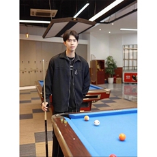 小众高级设计感拉链衬衫男宽松韩版休闲百搭长袖衬衣ins潮流，男装衬衫，星座506A