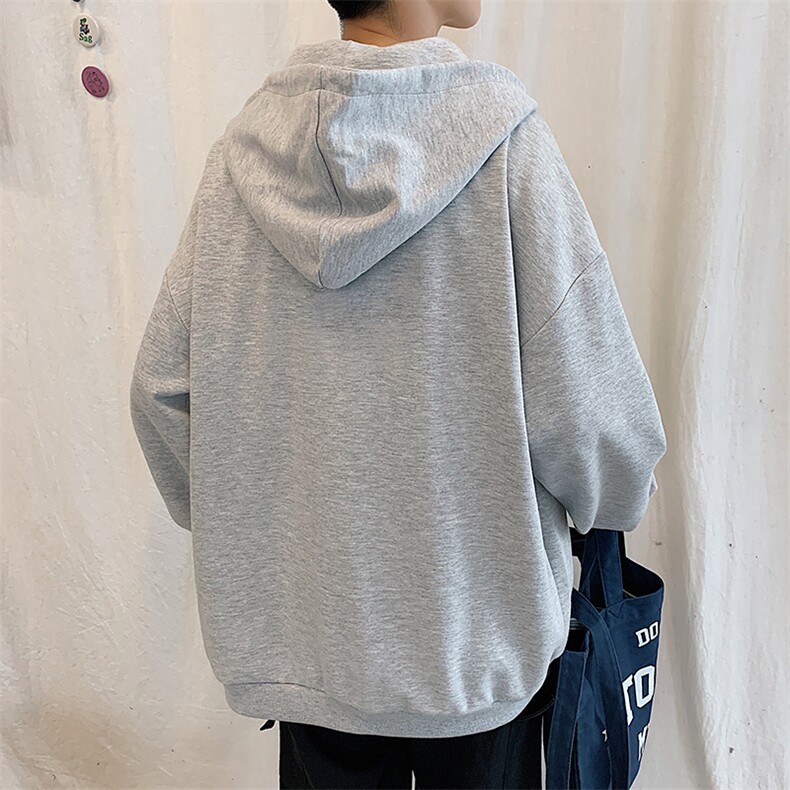 KS21059-P38加绒P43连帽开衫卫衣男运动外套大码班服,男装卫衣,电商A040