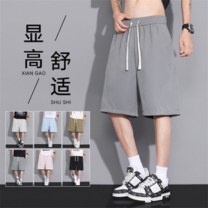 短裤男夏季薄款运动中裤美式休闲篮球裤子 A436-583-P30图片
