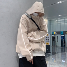 JK9009/P65春装新款现货中性风防水冲锋衣夹克男反光条大码外套男，男装夹克，电商A141