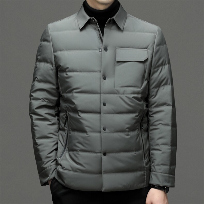 CSYR22077钱塘2020-2冬季厚款商务休闲中年男士简约羽绒服P190,男装羽绒服,钱塘207-2