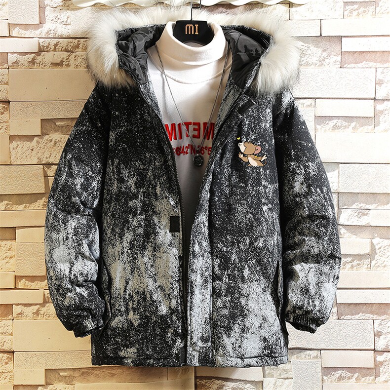 MC49132-P135日系潮棉衣男大码派克服男工装棉服外套棉袄砖墙，男装棉衣，电商A040A