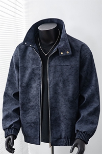 2026春新款得物品质休闲皮夹克飞行服皮衣男防外套PY730-P58图片