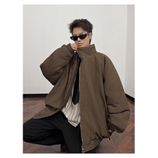 现货立领棉衣男士美式复古加厚外套潮牌工装棉服M056-P76，男装棉衣，星座308B-2