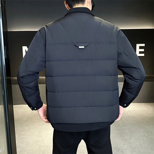 新款男士小翻领羽绒服夹克加厚防寒309B-3-81072-P188图片