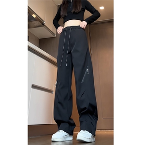 女模 加绒保暖冲锋裤防水休闲裤 S116-特P45 常规特P40图片