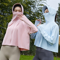 夏季新款冰丝防晒衣短款外套防紫外线遮阳服女皮肤衣凉感F066-P25，男装防晒衣，星座1403A