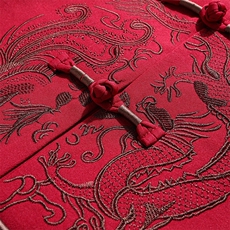 2023秋冬风男装龙凤呈祥刺绣唐装汉服外套夹克BD918-P105，男装夹克，星座1105-3