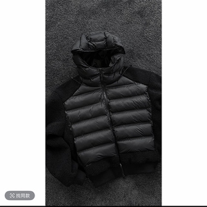 抖音冬季复古摇粒绒连帽棉服阔腿裤套装 M363-P127 K363-P67(网图图片