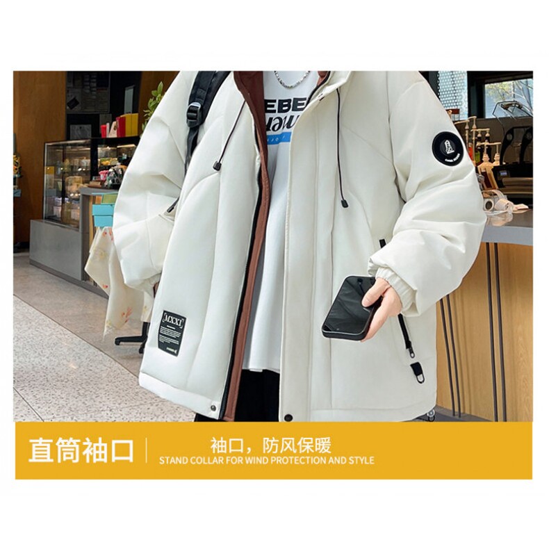 90%白鸭绒羽绒服男冬季2025新款青少年休闲连帽加厚抗寒外套,男装羽绒服,电商B388