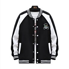 2023春装新品男士青少年时尚休闲开衫夹克印花棒球服外套968-P60，男装夹克，电商A441-1