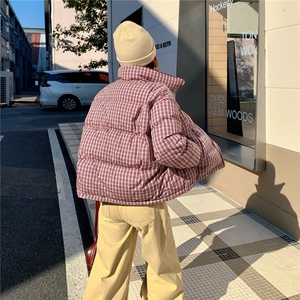 新款 现货 短款羽绒加厚保暖立领面包服图片