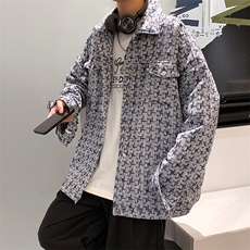 2025秋装小香风夹克男外套加肥加大码胖子中性穿搭胖人，男装夹克，星座909-2（原星座717-2）